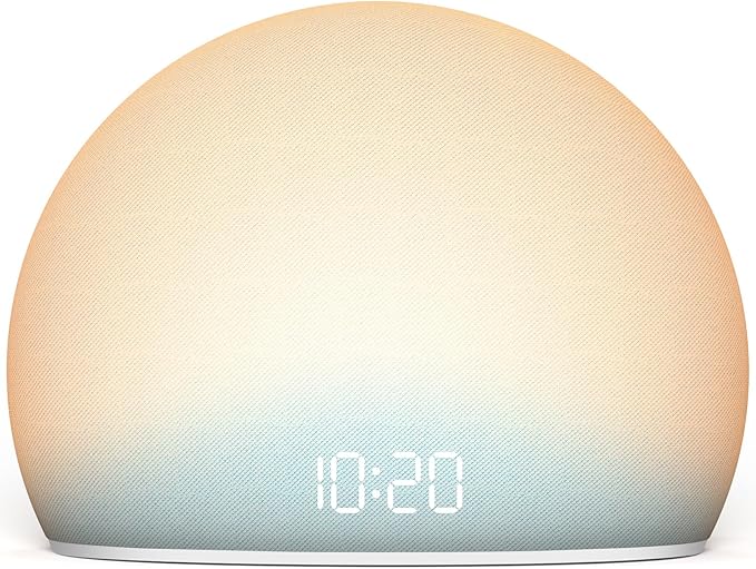 HOUSBAY Sunrise Alarm Clock, 20 Soothing Sleep Aids, Dimmable Display, by HOUSBAY