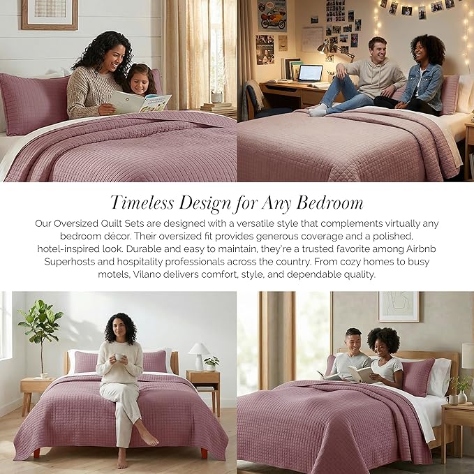 Southshore Fine Living, Inc. Twin Quilt Bedding Set, Soft Brushed Microfiber - Image 6