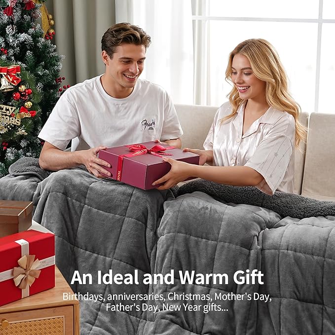 Uttermara Weighted Blankets for Adults Queen Size, 17lbs 60x80 inches Blanket - Image 5