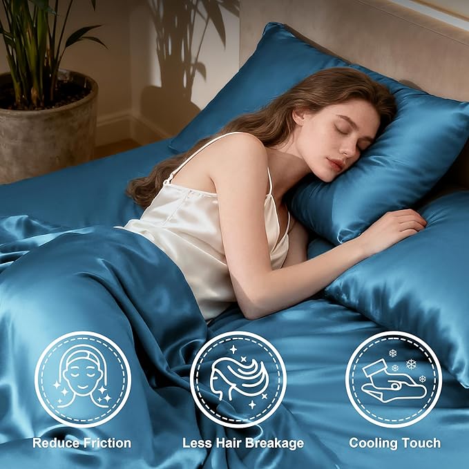 Love's cabin Satin Queen Sheets Set - Image 3