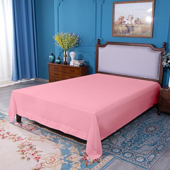 NTBAY California King Flat Sheet Only - Image 5