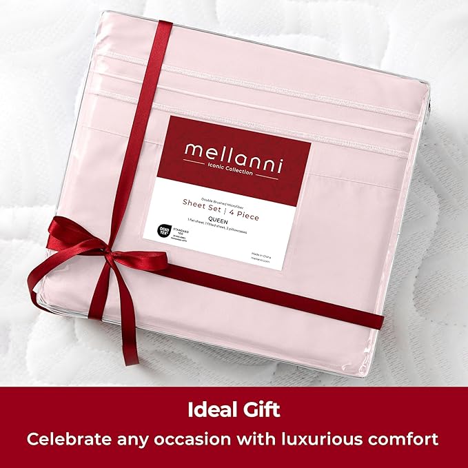 Mellanni Split King Sheets Set - Image 7