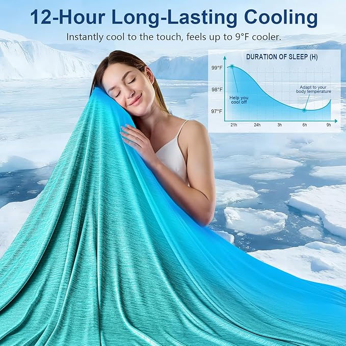 KMUSET Cooling Blanket Twin XL, Double Sided Summer Cooling Blankets - Image 2