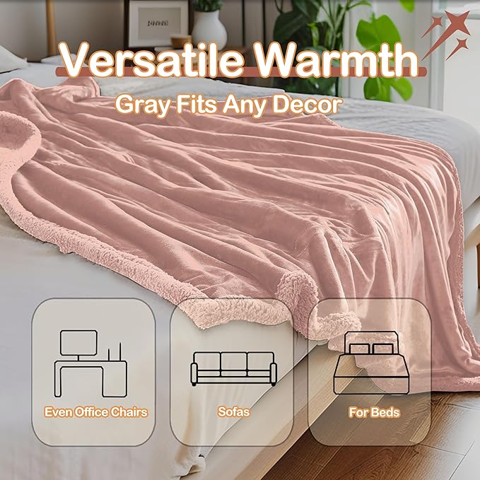 Electric Heated Blanket Throw Size 50" x 60" - Image 6