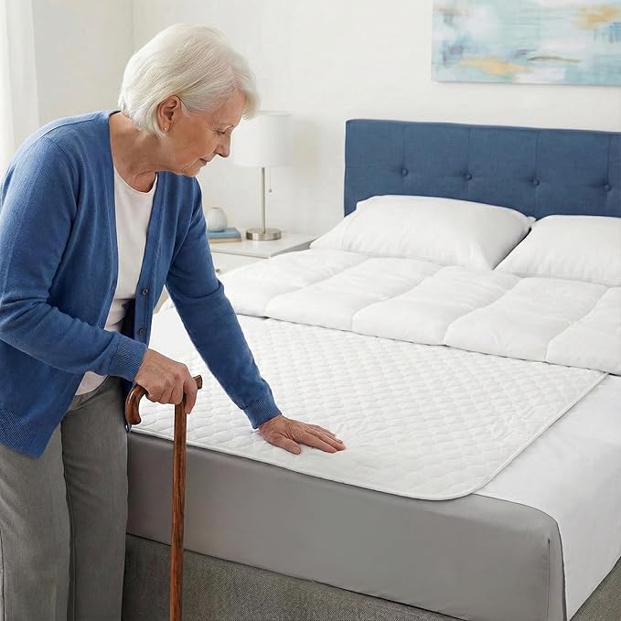 RMS Ultra Soft 4-Layer Washable and Reusable Incontinence Bed Pad - Image 2