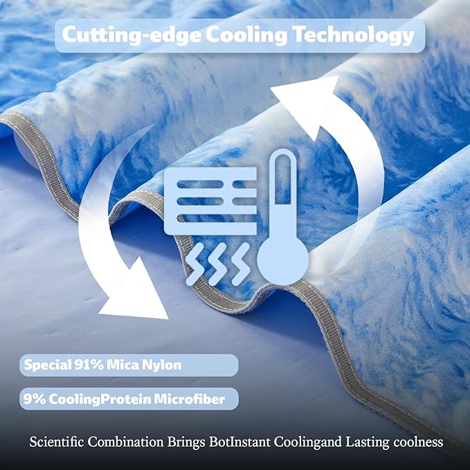 Cooling Blanket Throw Size, Cold Blanket - Image 5
