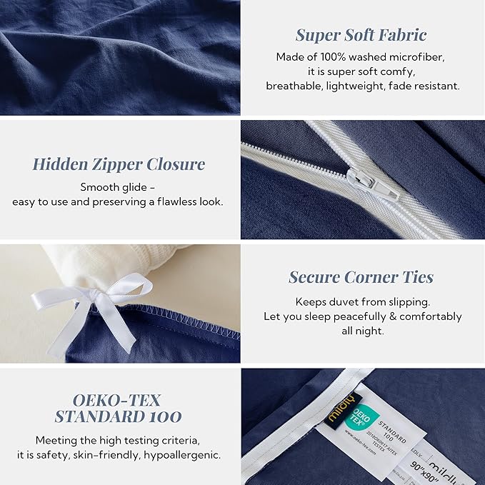 MILDLY Super Soft Duvet Cover 2pcs - Image 5