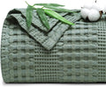 PHF Cooling Waffle Blanket Queen Size, Lightweight 60% Rayon from Bamboo & 40% by PHF