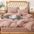 PURE ERA Jersey Knit Duvet Cover Set 100% T-Shirt Cotton Super Soft Comfy 2pc by PUREERA