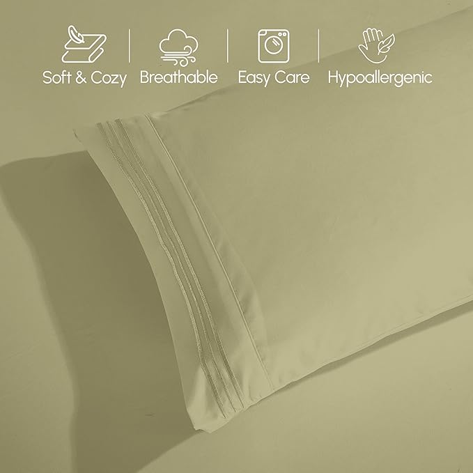 Elegant Comfort Luxurious 1500 Premium Hotel Quality Microfiber Three Line - Image 5