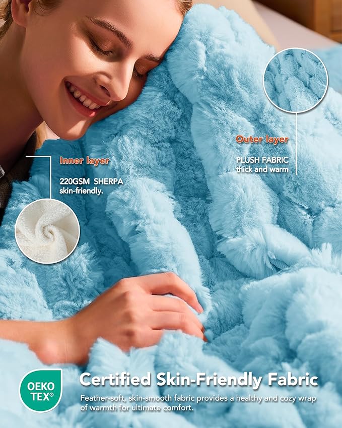 Homemate Heated Blanket Electric Throw - Image 5