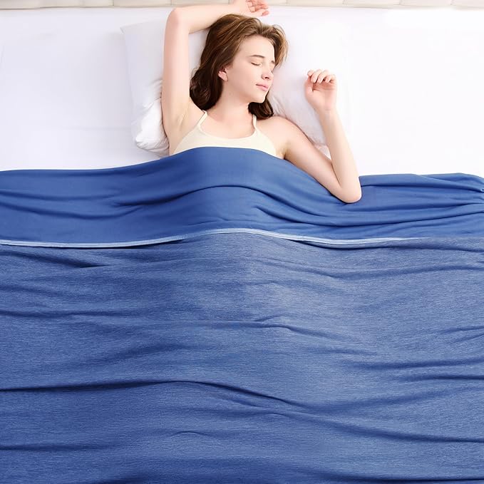 Topcee Cooling Blanket for Night Sweats Absorbs Heat to Keep Adults, Children by Topcee%E2%80%94ForYourGoodSleep