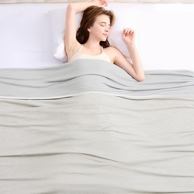 TOPCEE Cooling Blanketfor Night Sweats Absorbs Heat to Keep Adults, Children by Topcee%E2%80%94ForYourGoodSleep