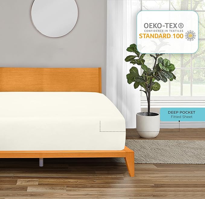 Royale Linens Fitted Sheet California King - Image 7