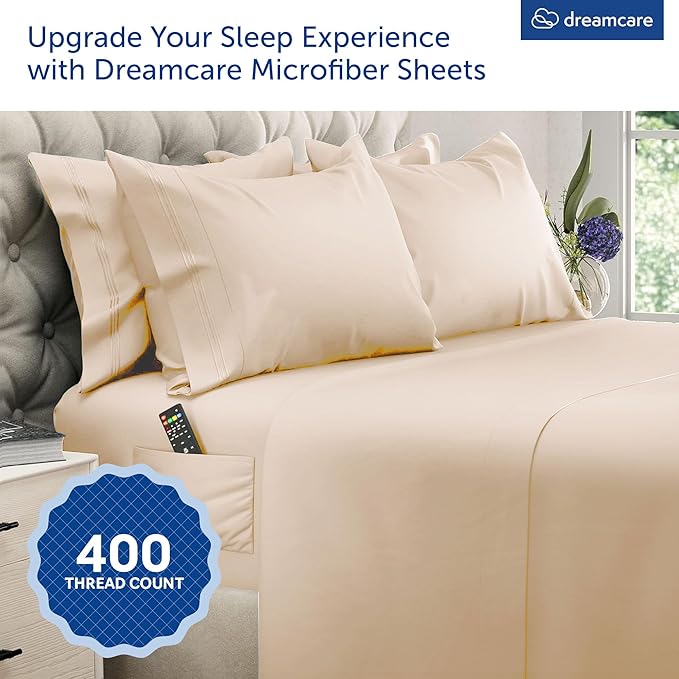 DREAMCARE King Size Sheets Set - Image 4