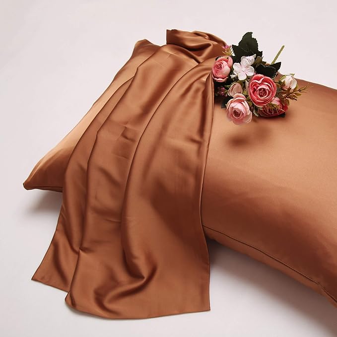 Silk Pillow Cases 2 Pack, 100% Mulberry Silk Pillowcase - Image 4