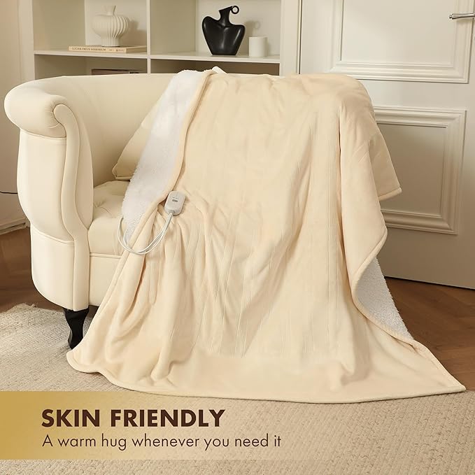 Electric Blanket Heated Throw 50" x 60" - Image 8