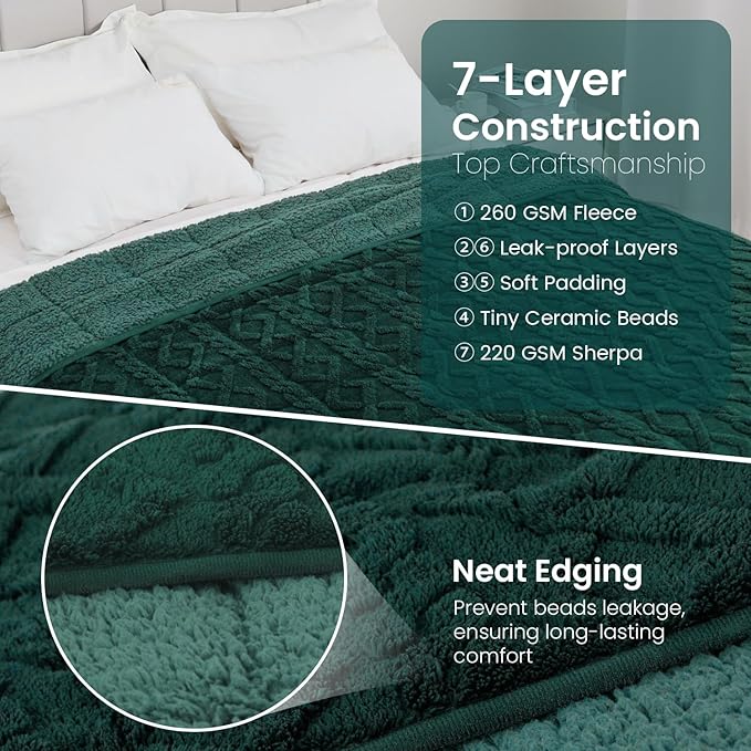 Drewin Queen Size 15 lbs Weighted Blanket - Image 5