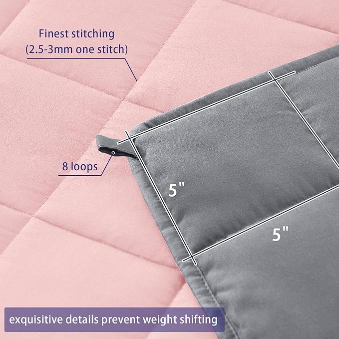yescool Weighted Blanket for Adults Cooling Heavy Blanket for Sleeping Perfect - Image 4
