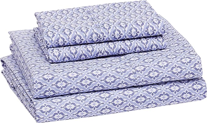 Amazon Basics Breathable Lightweight Super Soft Brushed Microfiber 4-Piece Bed - Image 2