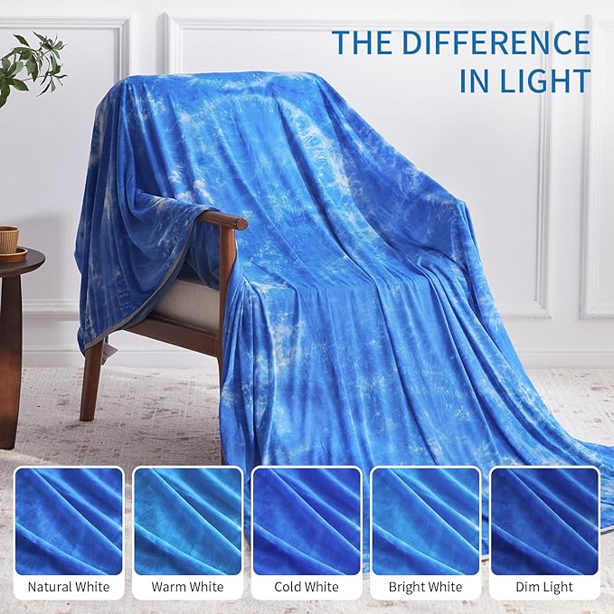Guohaoi Cooling Blanket for HotSleepers, Decortive Tie Dye, Absorbs Heat to - Image 6