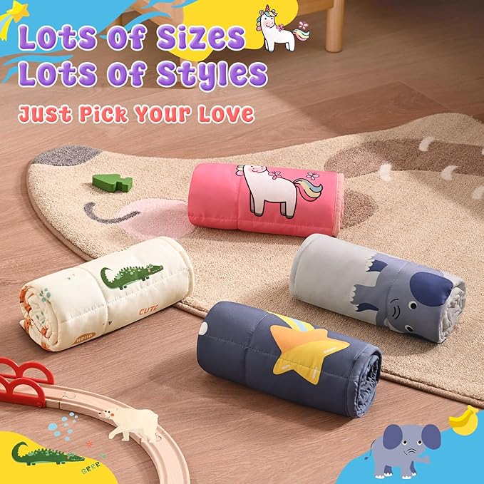 anfie Weighted Lap Pad 2 Pounds, Weighted Blanket Kids Cooling Blanket - Image 6