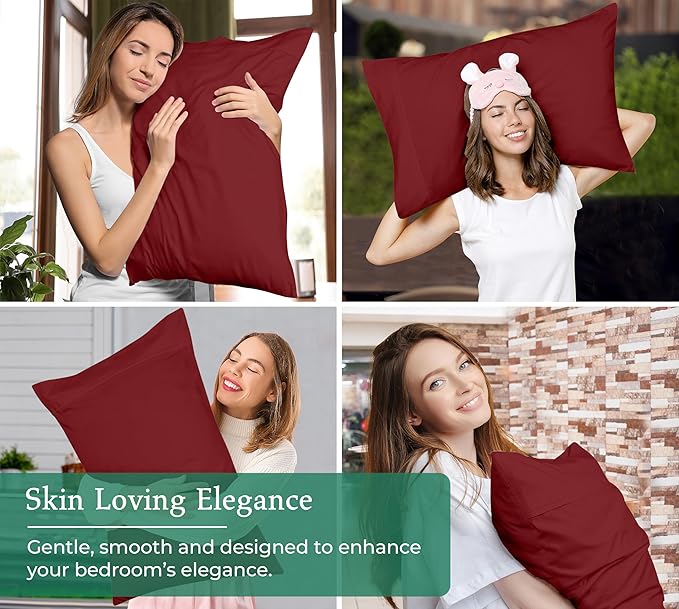 Royale Linens King Pillowcase Set of 2 - Image 4