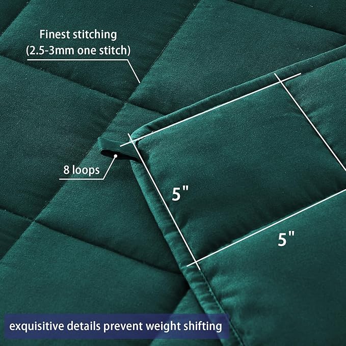 yescool Weighted Blanket for Adults Cooling Heavy Blanket for Sleeping Perfect - Image 6
