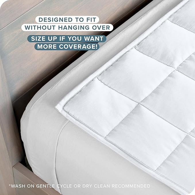 Bare Home Weighted Blanket Queen Size 17lbs - Image 3