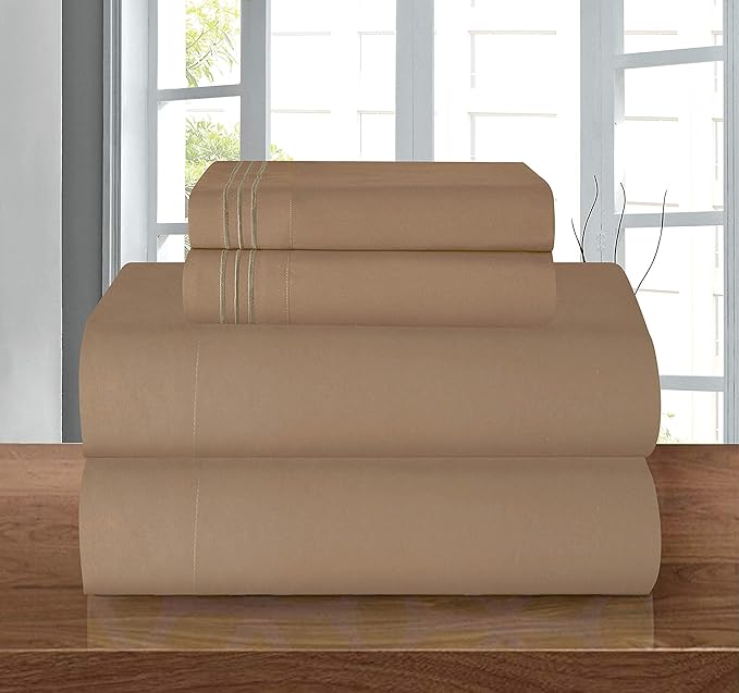 Elegant Comfort Luxury Soft 1500 Premier Egyptian 4-Piece Premium Hotel Quality by ELEGANTCOMFORT
