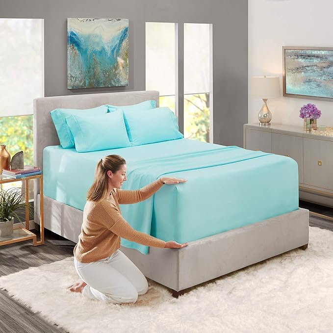 Hearth & Harbor Extra Deep Pocket Queen Sheets Sets - Image 3