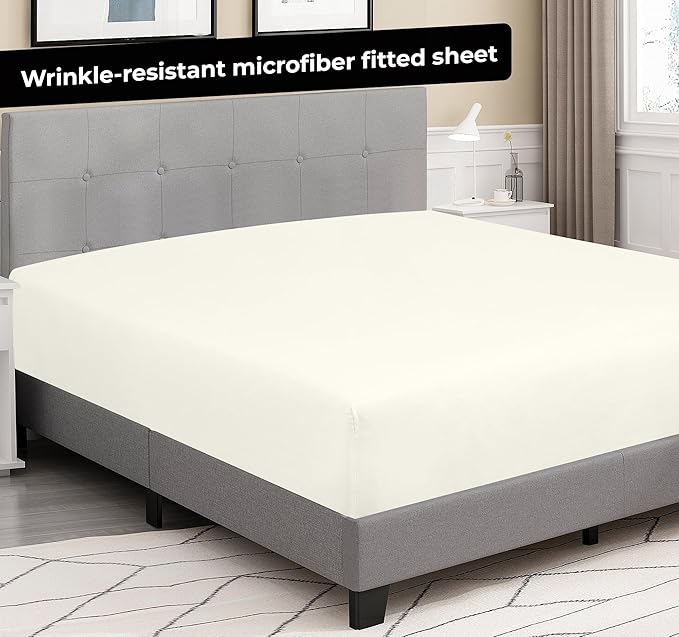 Royale Linens Fitted Sheet Full - Image 8