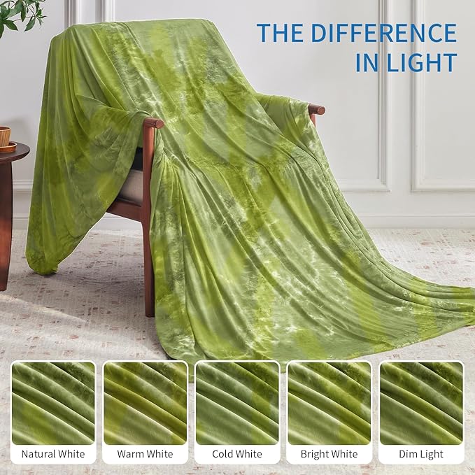 Guohaoi Cooling Blanket for HotSleepers, Decortive Tie Dye, Absorbs Heat to - Image 2