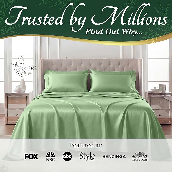 DECOLURE 100% Viscose Derived from Bamboo Sheets Full Size - Image 5