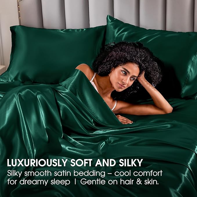 FreshCulture Satin Sheets Full Size - Image 6