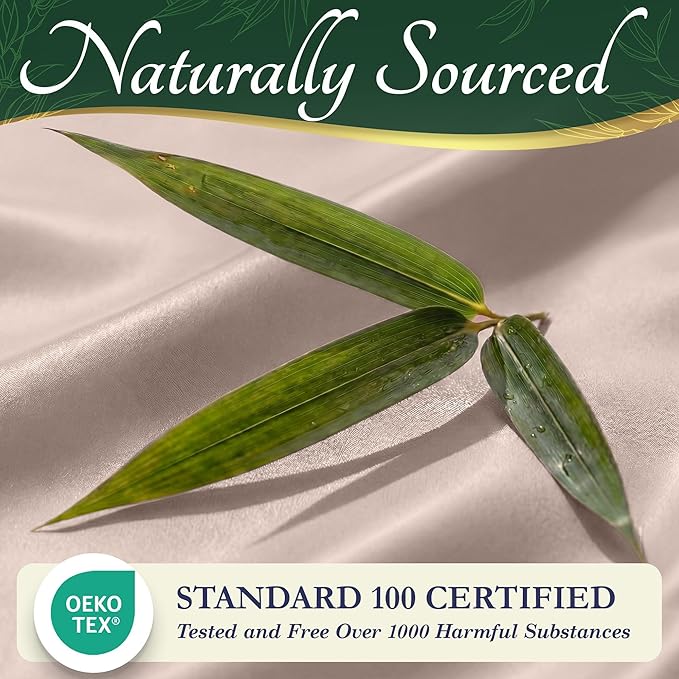 DECOLURE 100% Viscose Derived from Bamboo Sheets California King Size - Image 7