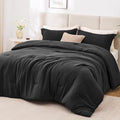 Love's cabin Black Twin/Twin XL Comforter Set, 2-Piece Prewashed Bed Set by Lovescabin