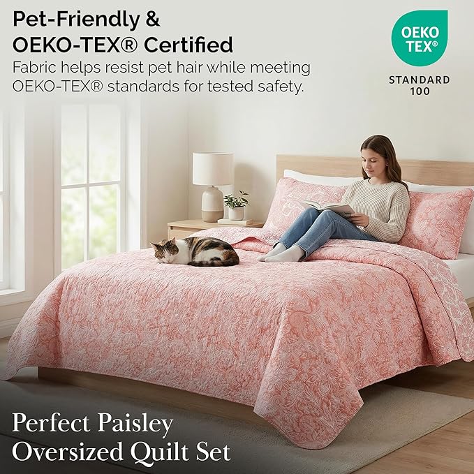 Southshore Fine Living, Inc. Twin XL Quilt Bedding Set, Boho Coverlet, - Image 5