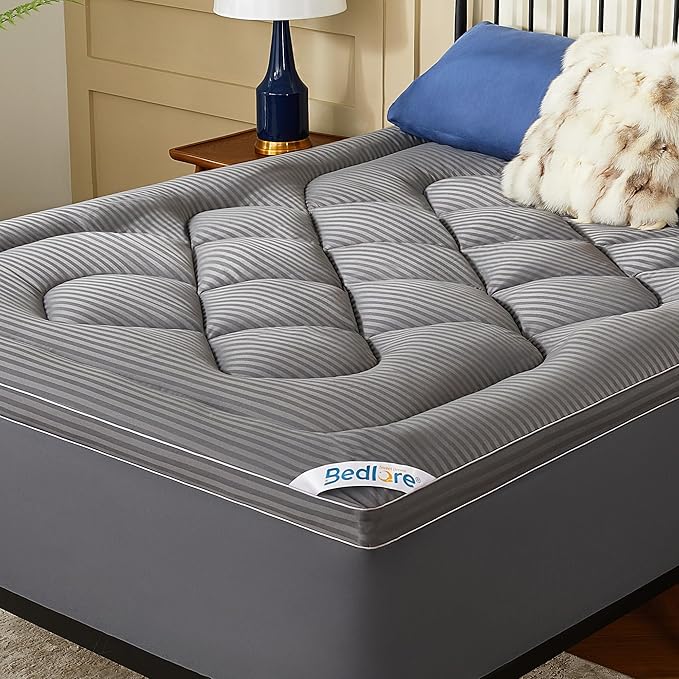 BEDLORE Full Mattress Topper, Thick Pillow Top Pad by Bedlore