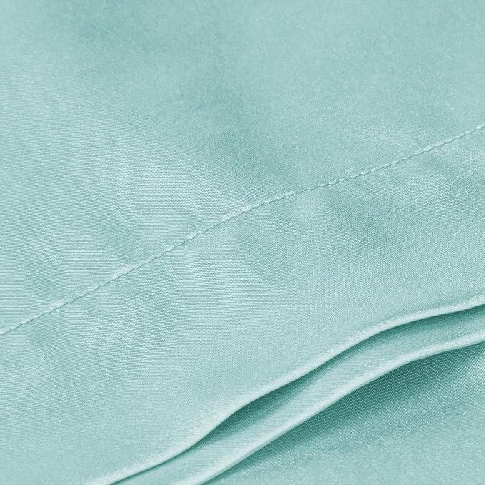 BEDELITE Satin Body Pillow Cover, Super Soft and Cooling Body Pillow Pillowcase - Image 6