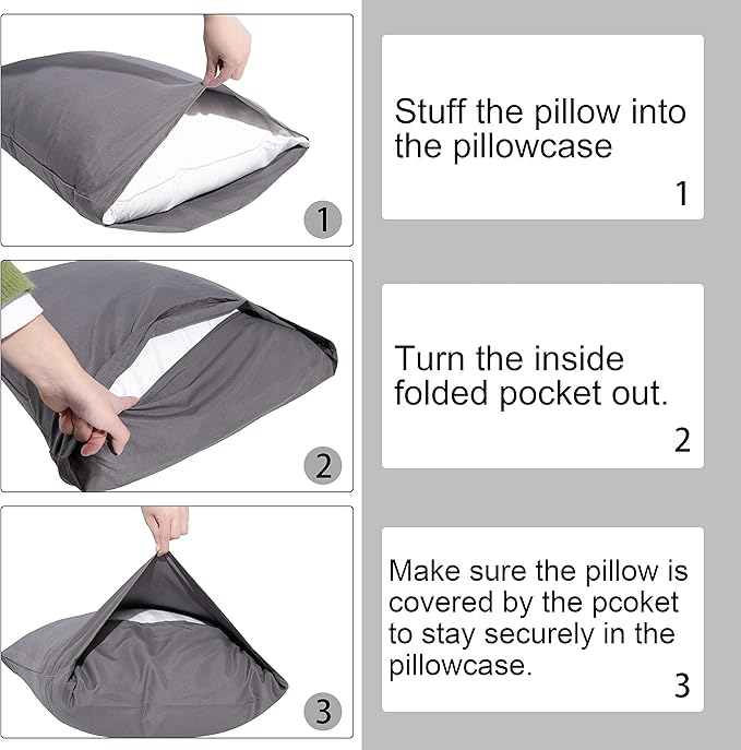 NTBAY King Pillowcase Set - Image 3