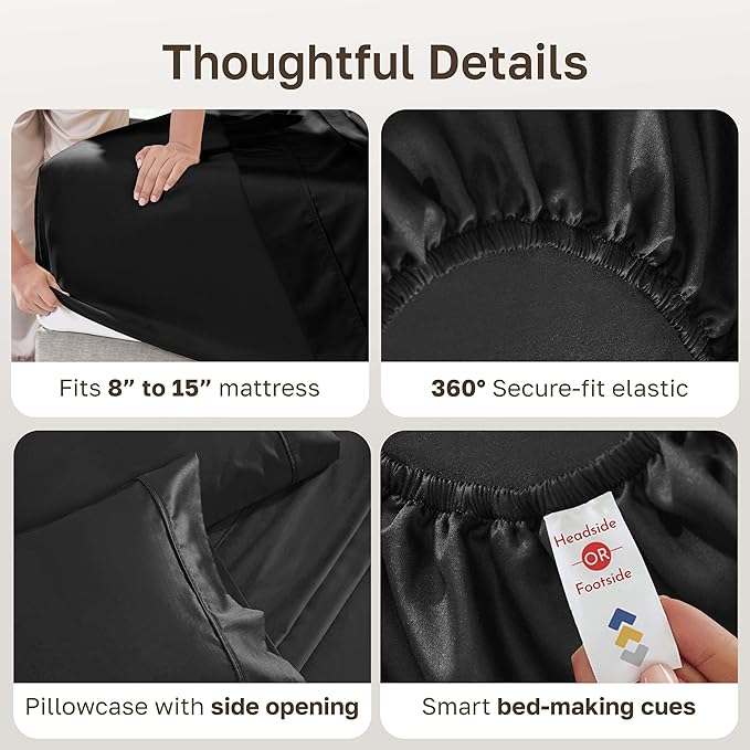 California Design Den Soft 100% Cotton Twin XL Bed Sheets Set, 400 Thread Count - Image 5