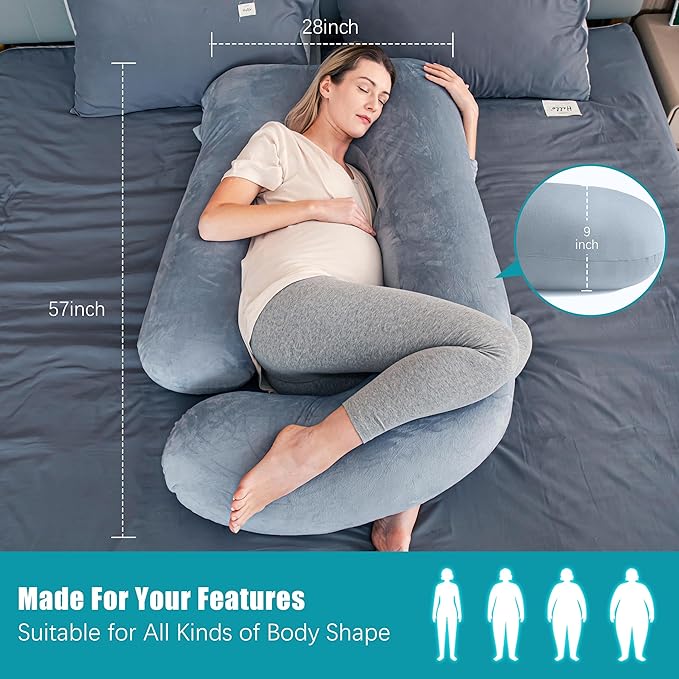Cute Castle Pregnancy Pillows, Soft U-Shape Maternity Pillow - Image 3