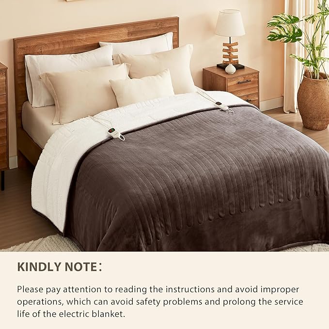 Homemate Electric Heated Blanket Queen - Image 8