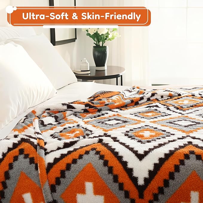 LaffyLo Heated Throw Blanket 50 x 60, Fast Heating Electric Blanket, Dual-Sided - Image 5