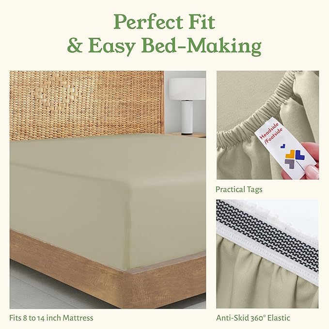 California Design Den Fitted Sheet Twin XL Only - Image 6