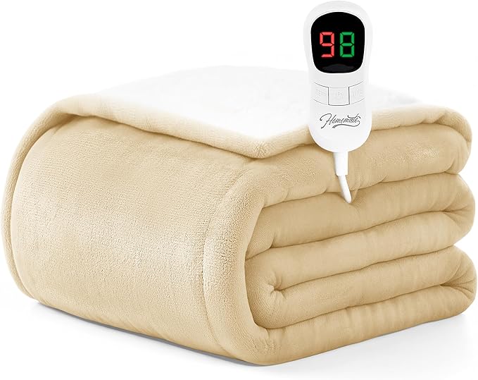 Homemate Electric Heated Blanket Full Size by Homemate