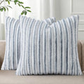 Pallene Faux Fur Plush Throw Pillow Covers 18x18 Set of 2, Luxury Soft Fluffy by PALLENE