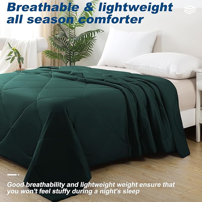 Cooling Comforter Queen Size, Double-Sided Cold Tech Quilted Bed Comforters - Image 7