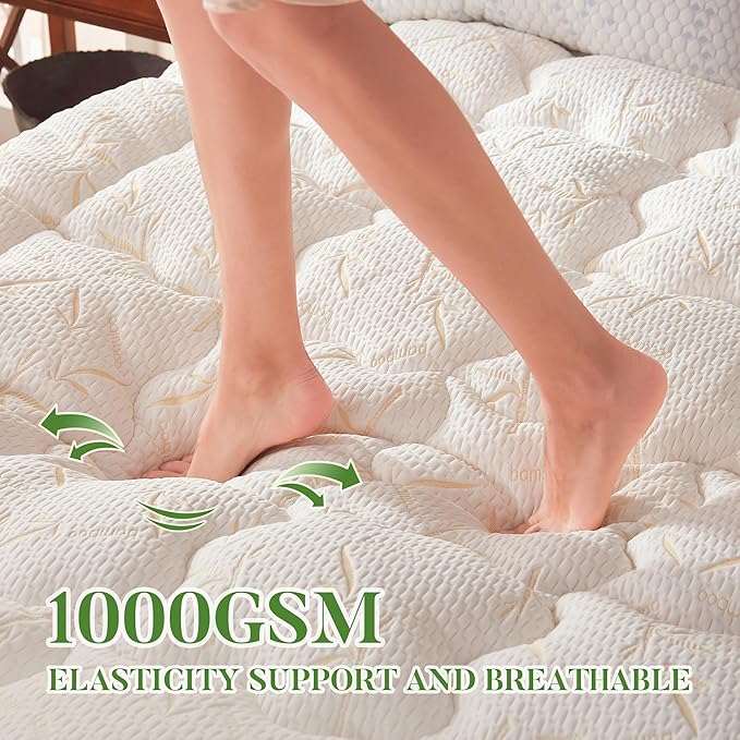PRIMESOFT 100% Waterproof Twin XL Size Mattress Topper, Thick Pillow Top - Image 5